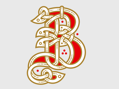 Letter B Celtic By Sergey Arzamastsev On Dribbble