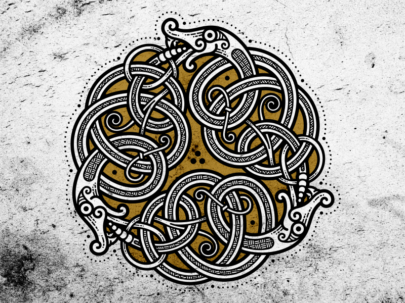 Celtic Rattlesnakes by Sergey Arzamastsev on Dribbble