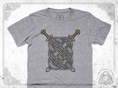 Swords of the Vikings TShirt Cotton Bureau arms weapon arsenal bureau celtic cotton cottonbureau nord norse sword tshirt viking