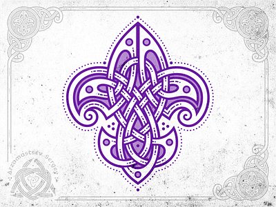 Fleur De Lys celtic fleurdelys flower heraldic lily scout symbol