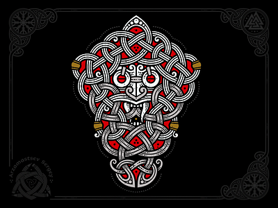 Draugr celtic draugar draugr knotwork norse ornament viking