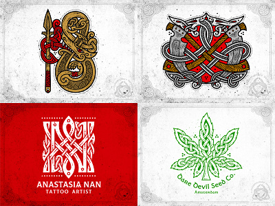 Top4Shots 2018 2018 animal celtic emblem irish knot monogram ornament top4 top4shots top4shots2018 viking