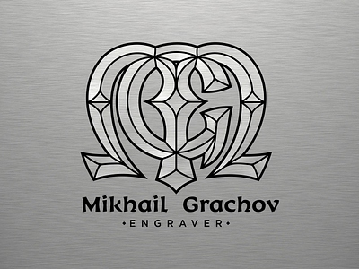Mg monogram design дизайн логотип