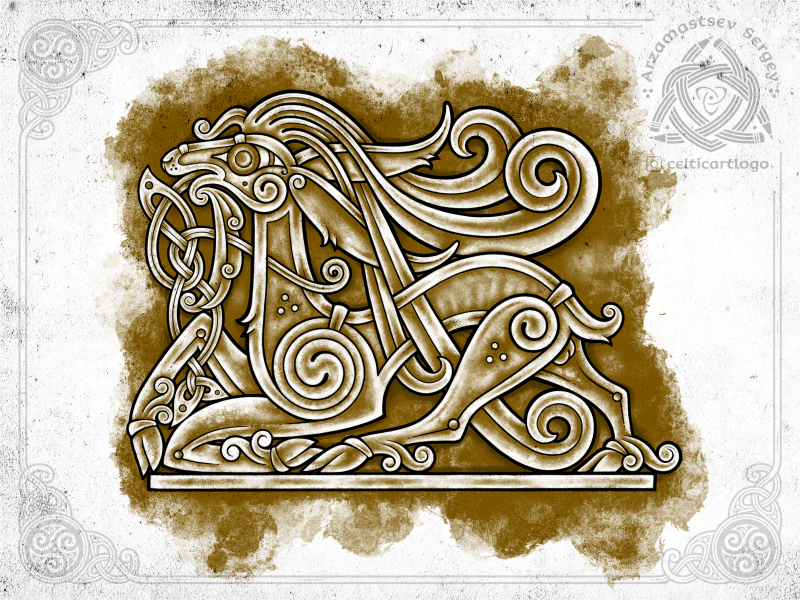 procreate app celtic design