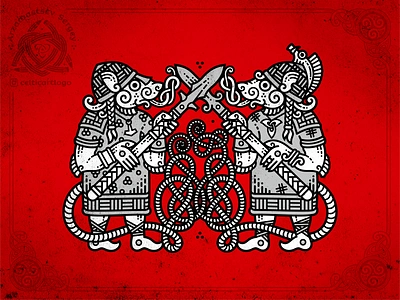 Warriors Rat 2020 animal celtic design emblem irish knot knotwork mouse norse ornament rat rats viking warrior warriors