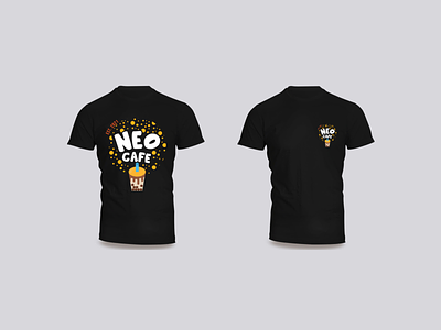 Neo Cafe T-shirt Design branding design logo typography