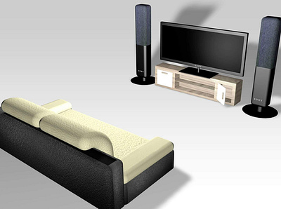 Living Room Furniture 3d graphic design
