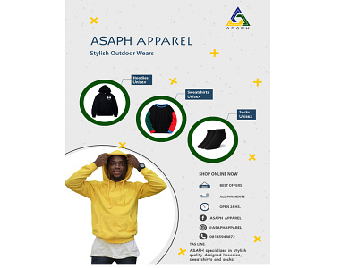 ASAPH Flyer branding design