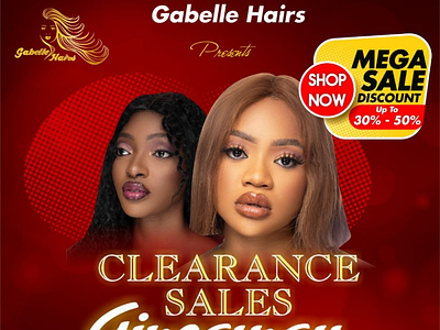 Gabelle Hairs branding design