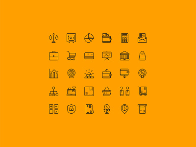 Basic Business Icon app business design ecommerce economy icon ui