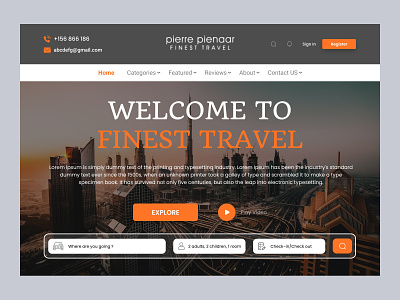 Travel Home Page