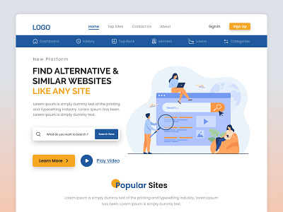 Website Design Landing Page