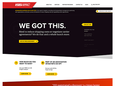 ISS Home Page Design