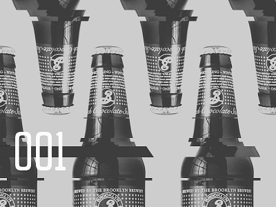 Edition 001 beer blog brooklyn collage glitch grayscale illustration milton glaser
