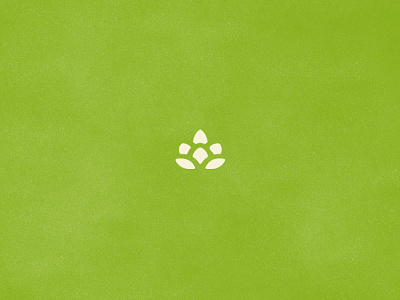 Hop Cone beer green hops icon minimal