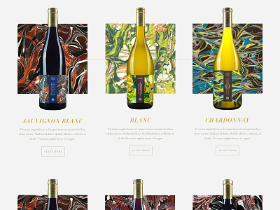 Wine Listing california design gold minimal napa serif typography web wine