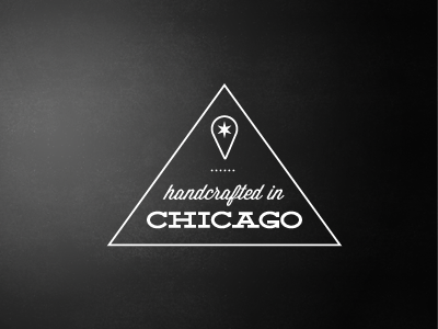 Handcrafted In Chicago chicago icon web design