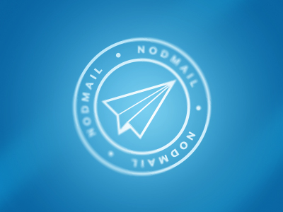 Land of Nod | Internal Branding airplane branding circle corporate crest logo mail stamp