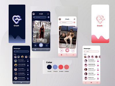 Dating App app dating datingapp design illustration mobile ui uidaily uiinspirations uiux uix ux