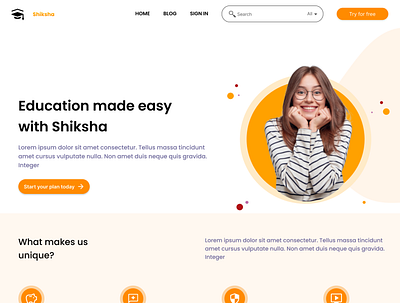 Shiksha graphic design ui