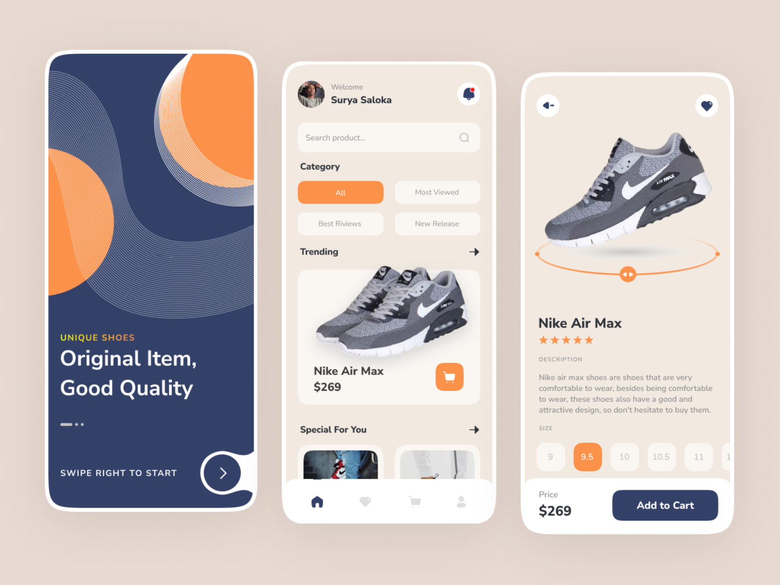 Shoes Store App by Nizar Ali ⚡ on Dribbble