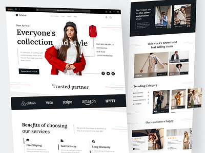 Diobral - Fashion Product Shopify Template clean clothes clothing brand e-commerce ecomerce fashhion landing page minimalist online store platform shooping shop shopify shopify landing page shopify layout template web webiste website