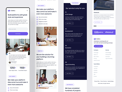 Responsive Codery - Agency Landing Page Concept agency agency responsive clean clean design design digital digital agency mobile design neat responsive responsive agency startup ui ux web design