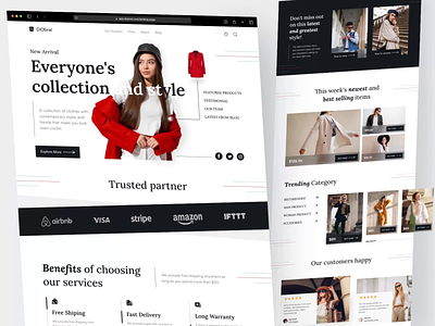 [Animation] Diobral - Fashion Product Shopify Template clean clothes clothes website clothing brand design ecomerce fashion landing page minimalist online store platform shopify shop shopify landing page shopify layout shopping template ui website