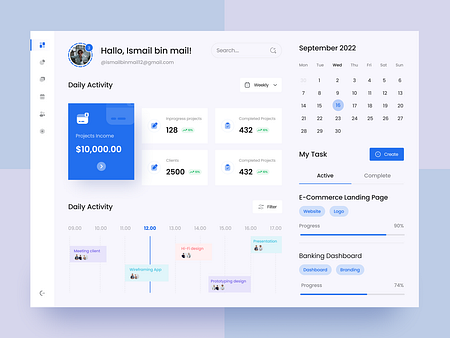 Store Management Dashboard by Nizar Ali ⚡ for Vektora on Dribbble