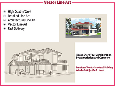 Vector Line Art graphic design illustration line art line drawing sketching building transform building vector line art
