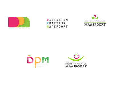 Diëtisten Praktijk Maaspoort - Logo proposals apple diet fruit health logo proposal wellness