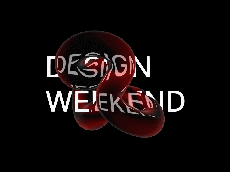 Glass Effect Design Weekend 3d adobe illustration animation branding design glasseffect graphic design illustration logo motion graphics spline typography