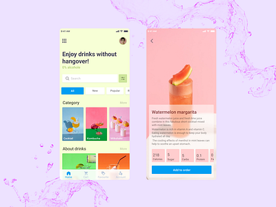 Non-alcohol drinks App