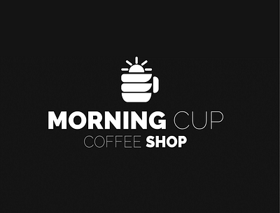 Morning Cup Coffee Shop branding design graphic design icon logo