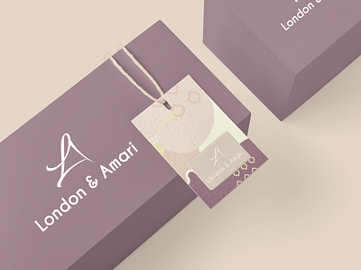 London & Amari branding design graphic design