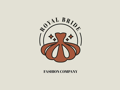 Royal Bride - Bridal Fashion Company Logo branding design graphic design logo