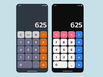 Daily UI #4: Calculator app calculator design math mobile product design ui ux