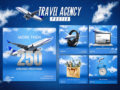 Social media Travel Agency Post adobe photoshop branding facebook poster graphic design illustration instagram poster logo social media poster social media travel agency post travel web design ui web banner youtube thumbnail design