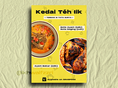 Design Menu on My Cousin Restaurant branding design menu design poster food graphic design indonesian indonesian food poster restaurant