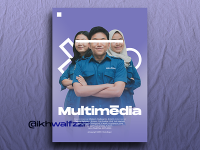 Multimedia Department Poster on SMKN 1 Bogor Yearbook 2020