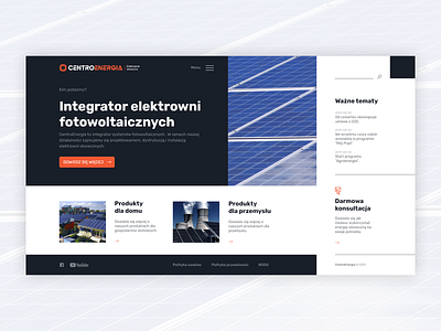 CentroEnergia design jachimczuk product design studiohappy ui ux web website