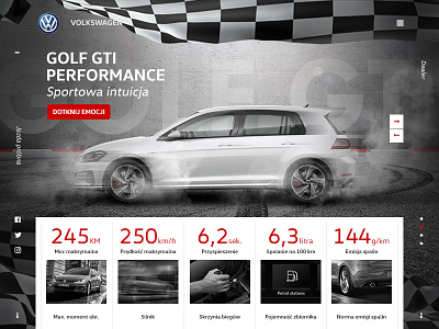 Golf GTI Performance das auto design golf gti performance volkswagen web