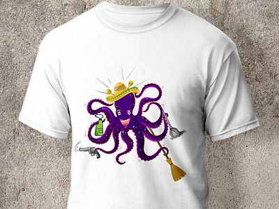 Octopus Design T-shirt