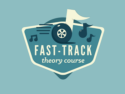 Fast track course fast music speed wheel