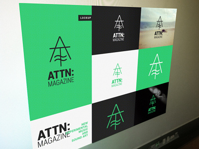 ATTN: attn: branding emerald identity magazine music sound art