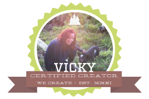 Vicky creates