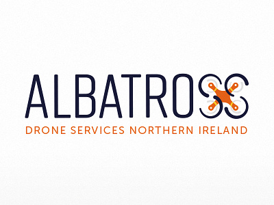 Drone Services branding drone icon illustration logo typemark