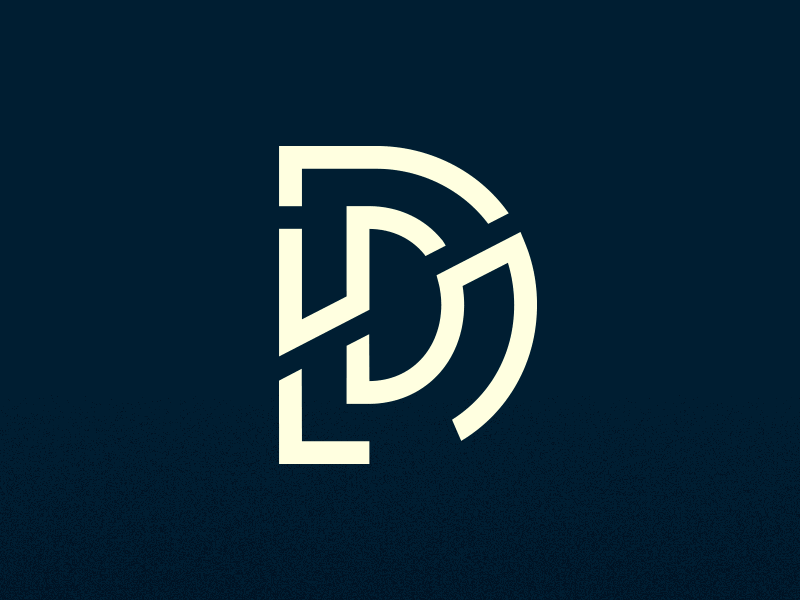 DD identity branding d guides icon identity lettering logo personal
