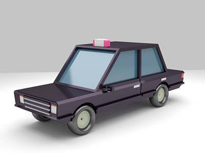 Cartoon Car 2 blender cycles realistic render seph1603