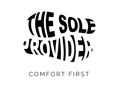 The Sole Provider branding design illustration logo typography